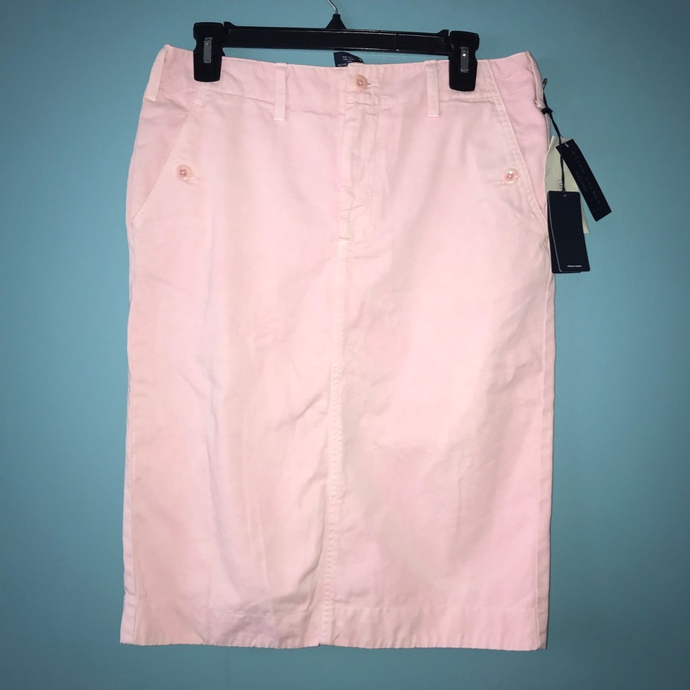 NWT RALPH LAUREN PINK KNEE LENGTH Skirt Size 8